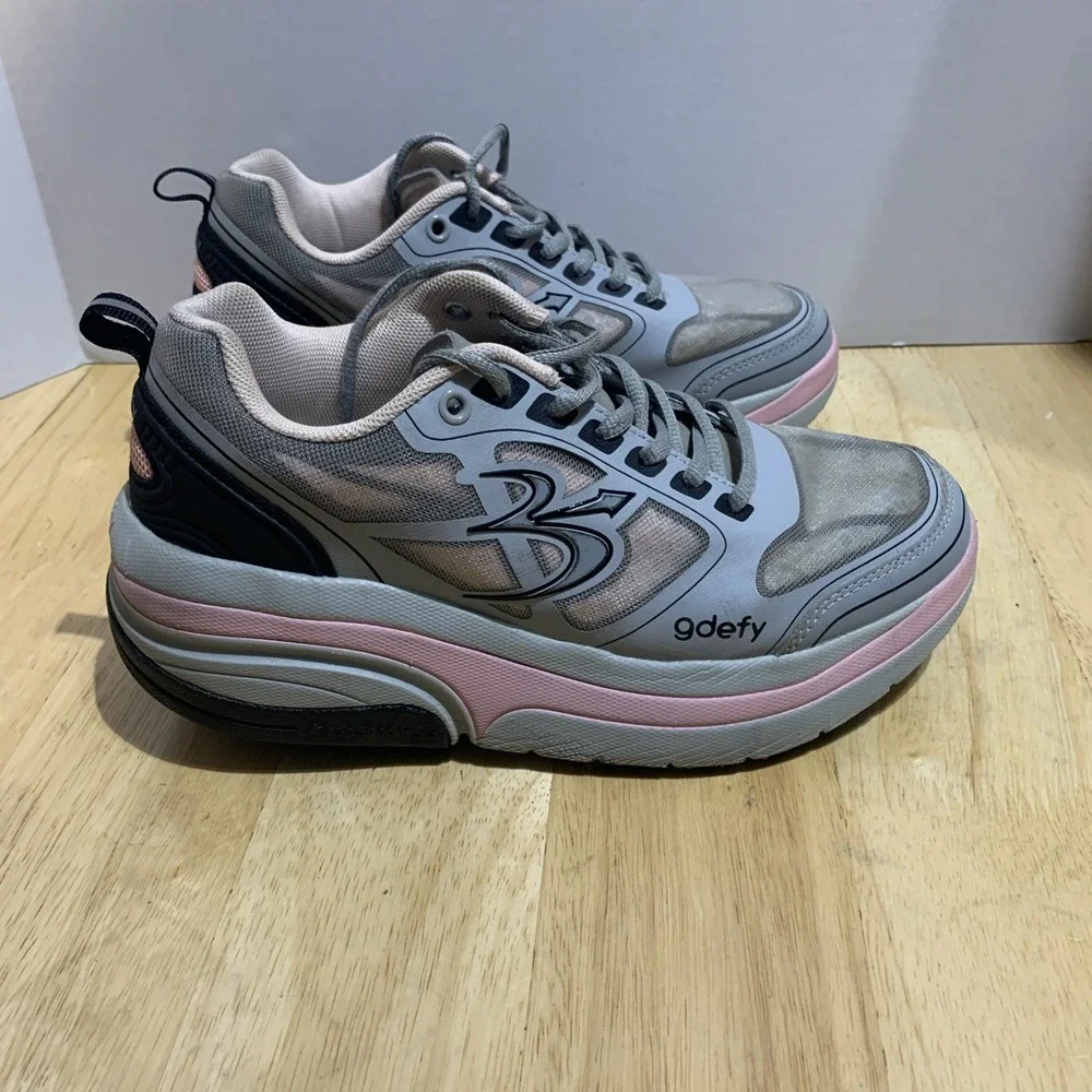 Womens Gravity Defyer  Shoes Size 7.5  Comfort Fit Walking Gray needs a template